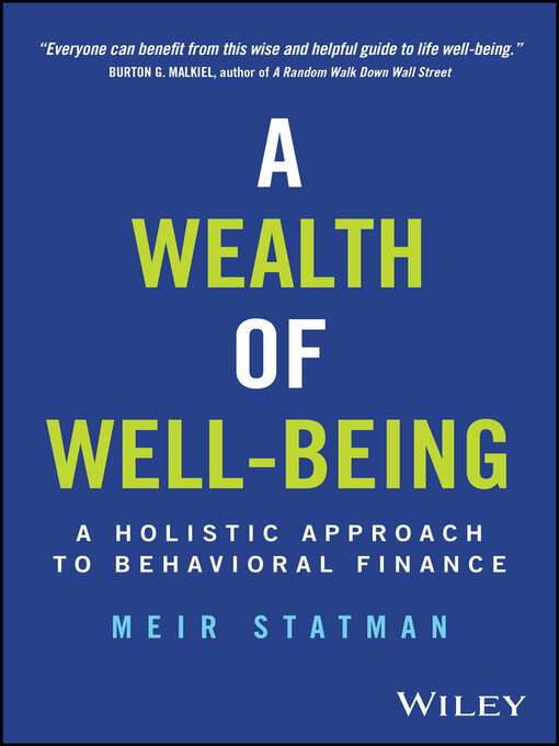 Title details for A Wealth of Well-Being by Meir Statman - Available